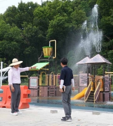 이현재 하남시장, 물놀이장 개장 앞두고 주요시설 안전점검.