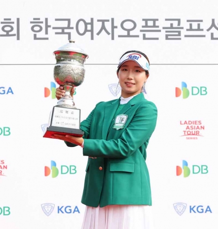 DB그룹 제39회 한국여자오픈골프선수권대회 FR 이동은, 메이저대회 한국여자오픈 골프 우승…데뷔 첫승.