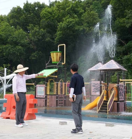 이현재 하남시장, 물놀이장 개장 앞두고 주요시설 안전점검.
